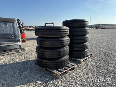 2022 12r22.5 Qty of Rims and Pneumatici (Unused)