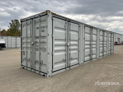 2025 40 ft High Cube Multi-Door Storage Container