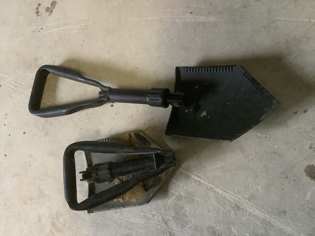 (2) Tents, (8) Entrenching Tools, (9) Canteen Cups & Assorted Items