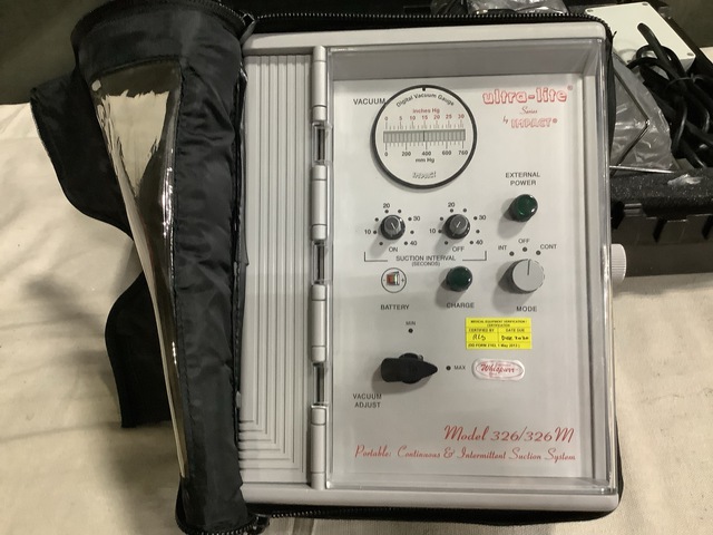 (11) Impact Ultra-Lite 326/326M Portable Aspirators