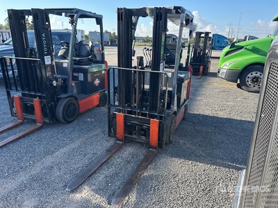 2023 Toyota 8FBCU25 4400 lb Electric Forklift