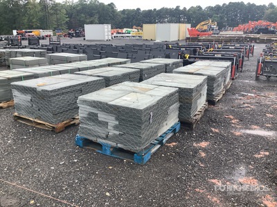 Quantity of (8) Pallets of 1.5 In Bluestone Patio Kits (Unused)
