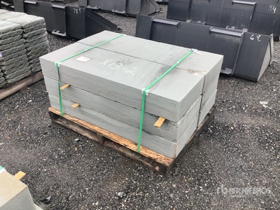 16 in x 4 ft X 6 in Thermal Bluestone Steps Attrezzatura varia per cura del verde (Unused)