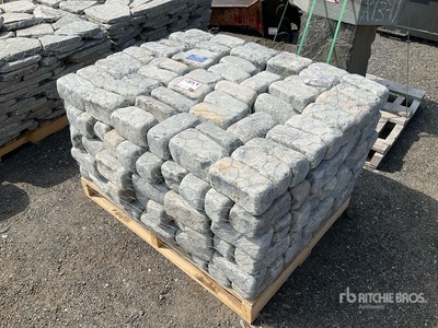 4 In x 4 In x 8 In Tumbled Belgium Blocks