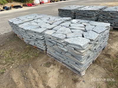 Quantity of (3) 1.5 In Tumbled Irregular Pavers