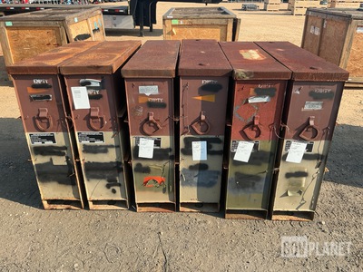 (6) JMC CNU-332/E 30mm Ammunition Storage Containers