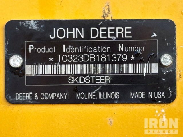 MINI CARGADOR SOBRE ORUGAS 2010 JOHN DEERE 323D