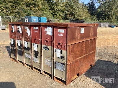 (6) JMC CNU-332A/E 30mm Ammunition Storage Containers