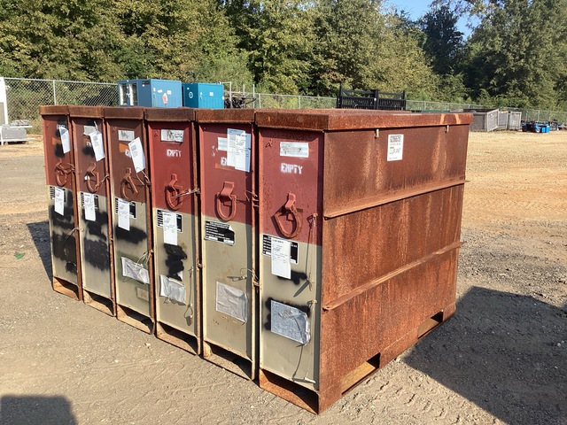 (6) JMC CNU-332A/E 30mm Ammunition Storage Containers