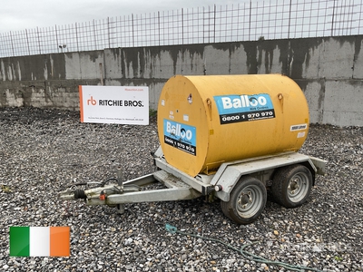 Dale Kane Trailers 1000 L Trailer Mounted Steel Diesel Réservoir de carburant