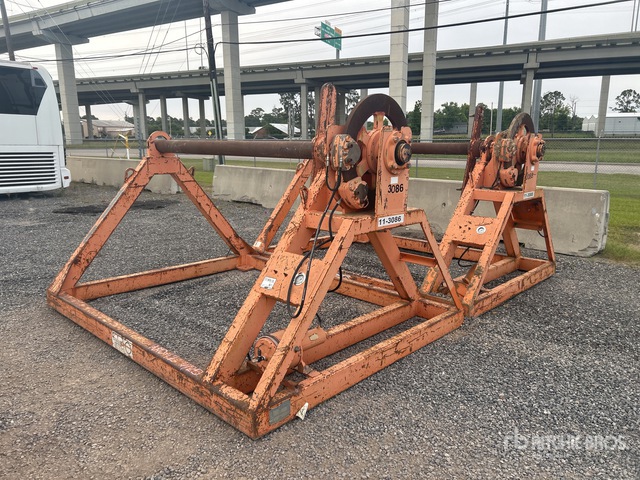 Quantity of (2) 2010 R&S 108X67-20, 2000 Wagner Smith Reel Stand ...