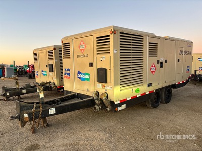 2018 Doosan HP1600WCU-T4F-I Mobile Air Compressor (Inoperable)