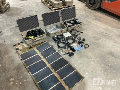 (3) Iris Technology Spaces II Solar Portable Communications Energy Systems