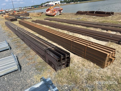Quantity of (2) Bundles of 6 In x 40 Ft I Beams
