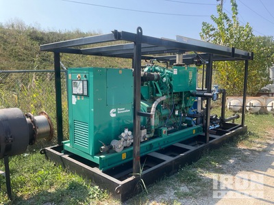 2016 Cummins 334GFBA 334 kW Skid-Mounted Zestaw prądotwórczy