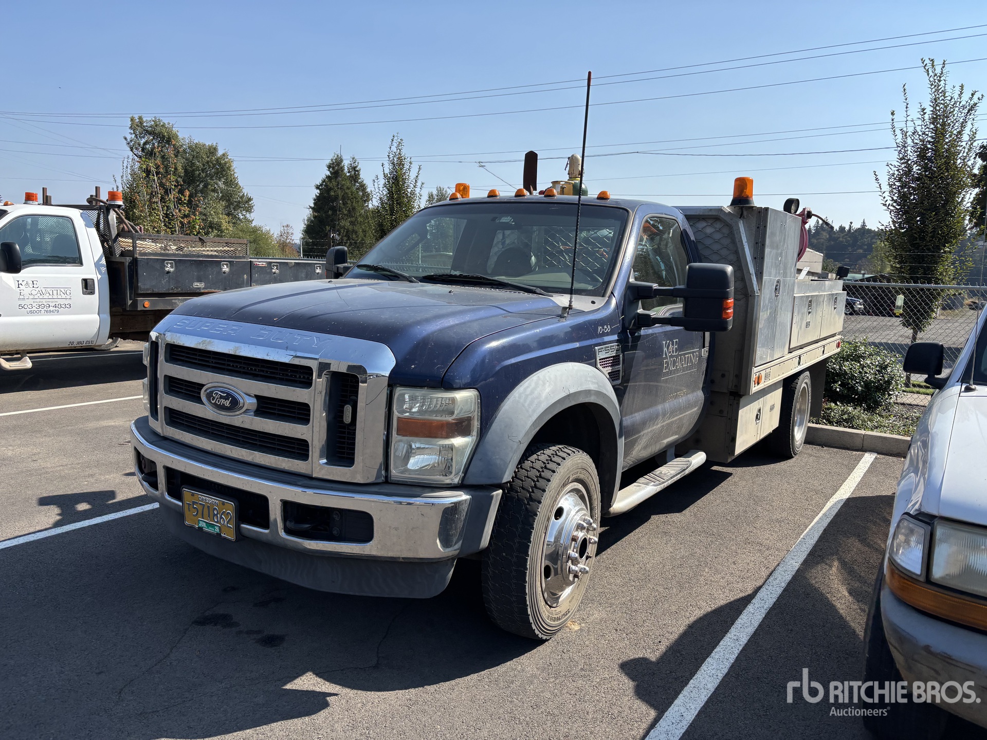 2008 Ford F-550 4x4 Flatbed Truck