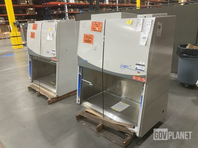(2) Labconco Logic+ 302411100 Biosafety Cabinets