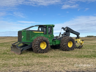 2015 John Deere 848L 4x4 Skidder