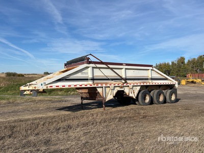 1995 Load Line 36 ft T/A Belly Dump Trailer