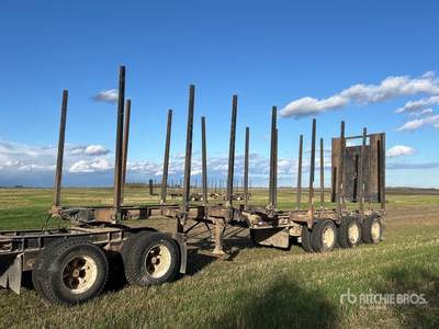2001 Doepker 35 ft Pup Log Trailer