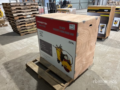 2024 Powertek PT500 Walk-Behind Saw (Unused)