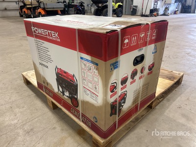 2024 Powertek DG9250E 8 kW Portable Generator Set (Unused)