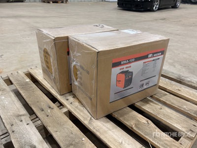 Quantity of (2) 2024 Powertek MMA160 160 A Stick Soudeuse (Unused)