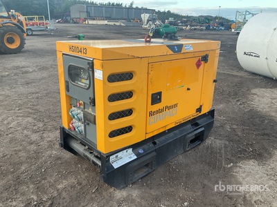 2016 Sdmo R22C3 20 kVA Skid-Mounted Generator Set