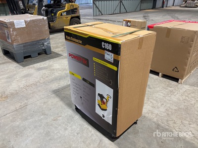 2024 Powertek MS160 Reversible Vibratory Plate Compactor (Unused)
