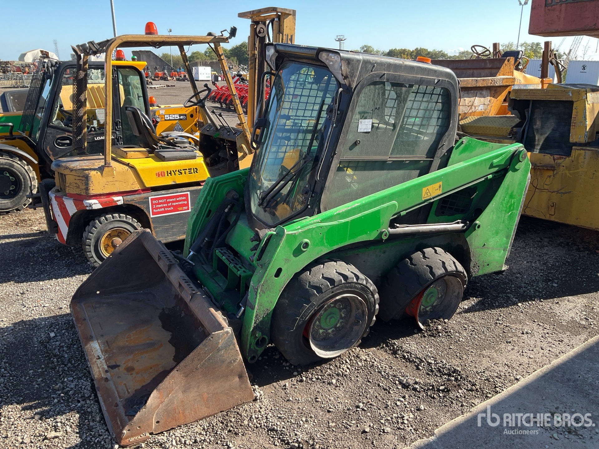 2016 Bobcat S450 Chargeuse à direction à glissement