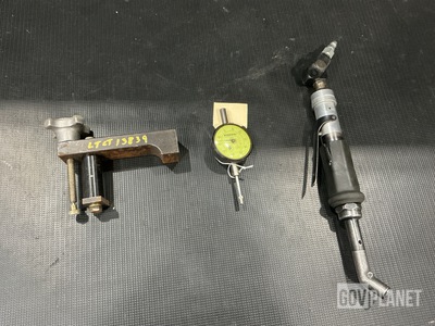(2) Mechanical Pullers, (2) Portable Drills, (1) Indicator & Assorted Items