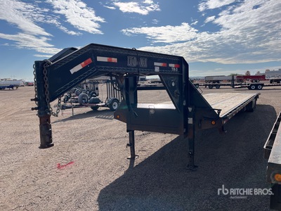 2008 Load Max 40 ft T/A Gooseneck Equipment Trailer