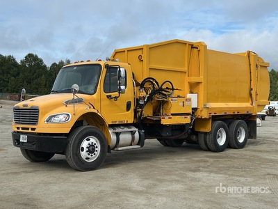 2015 Freightliner M2 106 6x4 Side Loader شاحنة جمع النفايات
