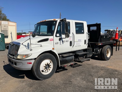 2008 International 4200 4x2 Crew Cab Cable Puller Truck
