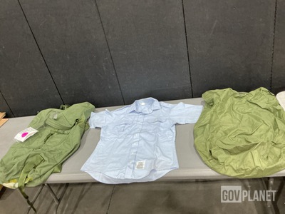 (118) Duffel Bags, (53) Men's Shirts & Assorted Items
