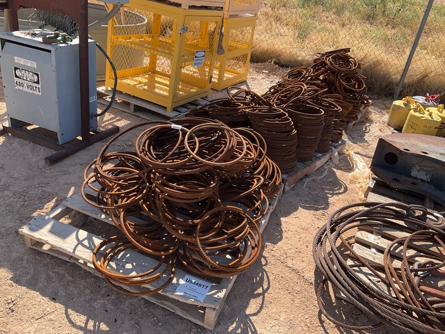 Quantity of (3) Pallets of 12" Column Rebar (Unused)