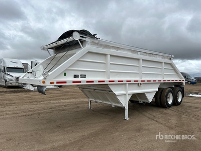 1985 Lode Master 28 ft T/A Belly Dump Trailer