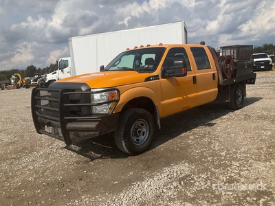 2015 Ford F-250 XL 4x4 Crew Cab Flatbed Truck