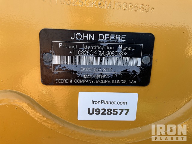 MINI CARGADOR SOBRE ORUGAS 2021 JOHN DEERE 325G
