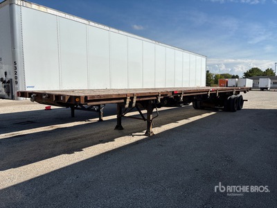 2009 Fontaine VTP-1-48800SLAW T/A 48 ft - 80 ft Extendable フラットベッドトレーラー