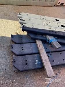 Lot of 9 New Humvee Rear Bumpers