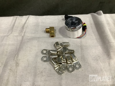 (3) Pressure Indicators, (1) Boss Elbow, (28) Lug Terminals & Assorted Items