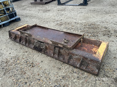 74 in Skid Steer Snow Blade - Fits ASV P100