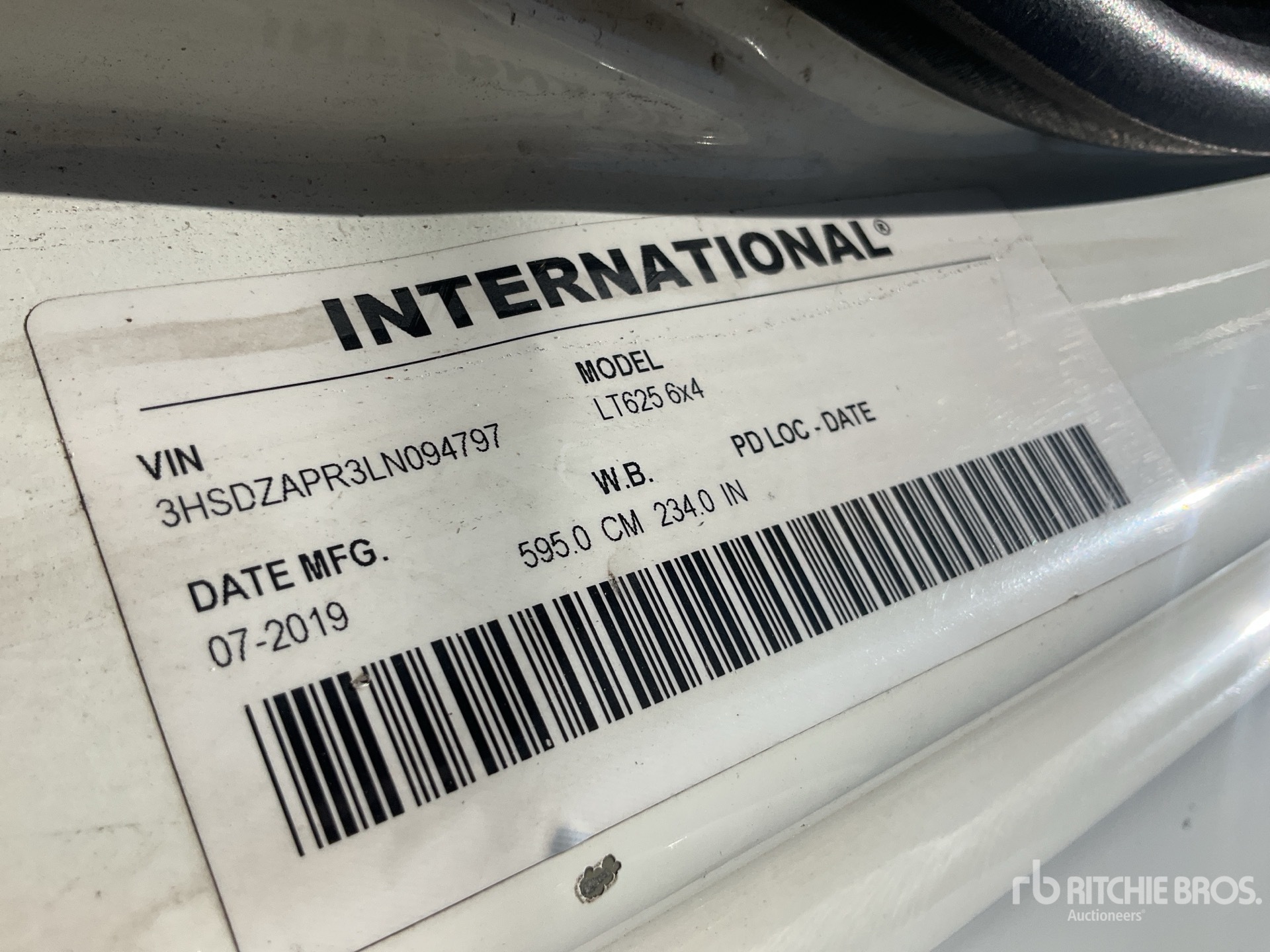 2020 International LT625 Sleeper Prime Mover
