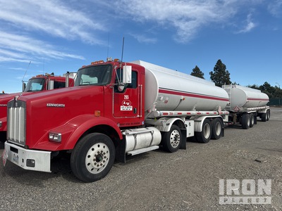 2009 Kenworth T800 3400 gal 8x4 Tanker Truck