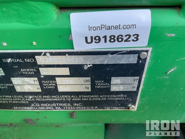 ELEVADOR TIJERA 2016 JLG 260MRT