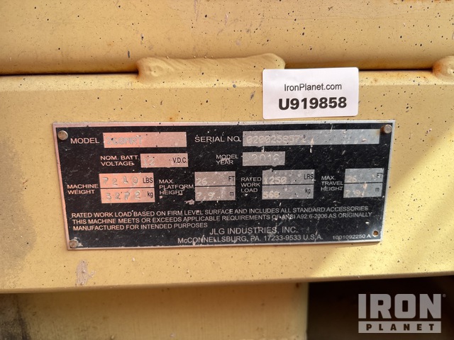 ELEVADOR TIJERA 2016 JLG 260MRT