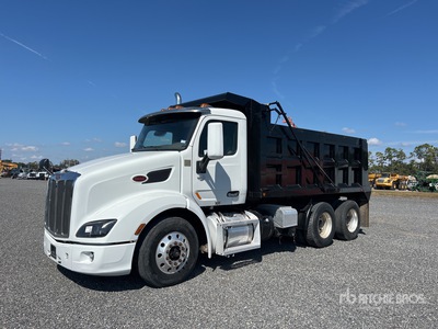 2016 Peterbilt 579 6x4 T/A Dump Truck