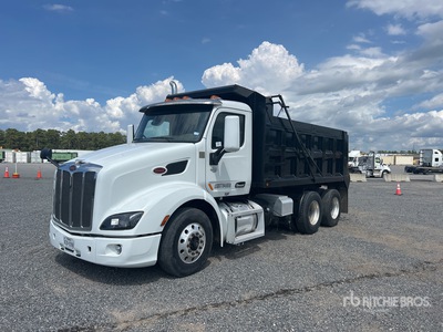 2016 Peterbilt 579 6x4 T/A Dump Truck