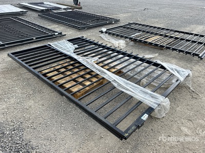 19 ft x 6 ft 6 in Bi-Parting Driveway Gate